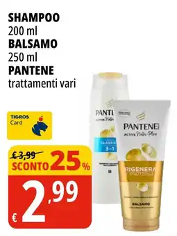 Tigros Shampoo-balsamo PANTENE offerta