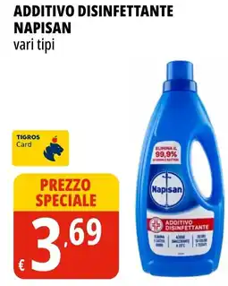 Tigros Additivo disinfettante NAPISAN offerta