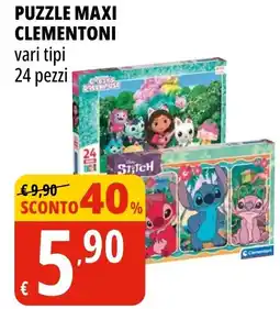 Tigros Puzzle maxi CLEMENTONI offerta