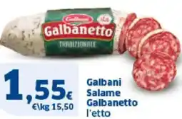 Sigma Galbani Salame Galbanetto l'etto offerta