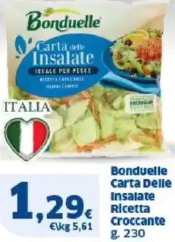 Sigma Bonduelle Carta Delle Insalate Ricetta croccante offerta
