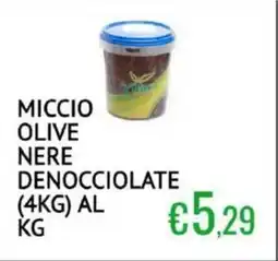 Sugros Miccio olive nere denocciolate offerta