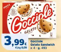 Sigma Gocciole Gelato Sandwich x 4 offerta