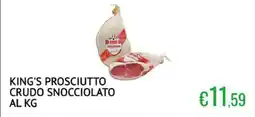 Sugros King's prosciutto crudo snocciolato offerta