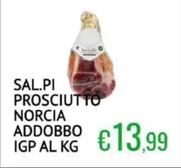 Sugros Sal.pi prosciutto norcia addobbo igp offerta