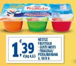 Sigma Nestle fruttolo gusti misti - fragola/ pera/banana offerta