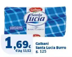 Sigma Galbani Santa Lucia Burro offerta