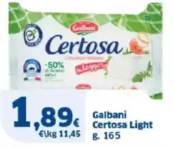 Sigma Galbani Certosa Light offerta