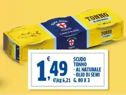 Sigma Scudo tonno -al naturale - olio di semi offerta