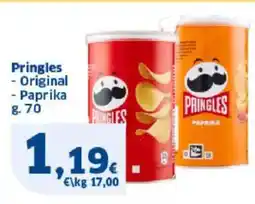 Sigma Pringles - Original - Paprika offerta