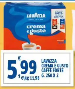 Sigma Lavazza crema e gusto caffè forte offerta