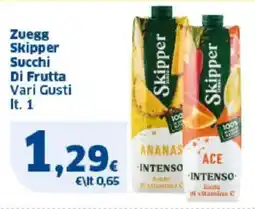 Sigma Zuegg Skipper Succhi Di Frutta Vari Gusti offerta