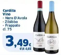 Sigma Cardilla Vino offerta