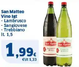 Sigma San Matteo Vino Igt offerta