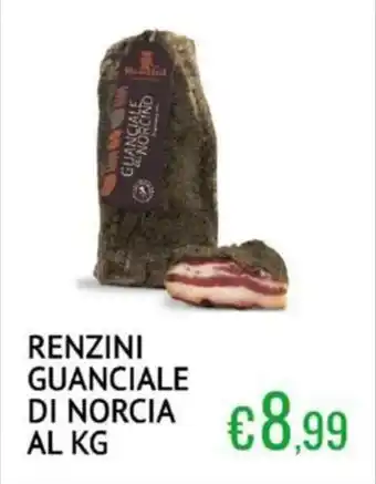 Sugros Renzini guanciale di norcia offerta