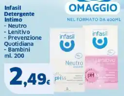 Sigma Infasil Detergente Intimo offerta