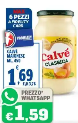 Sigma Calve maionese offerta
