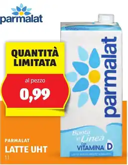 ALDI Parmalat latte UHT offerta