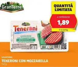ALDI Granterre teneroni con mozzarella offerta