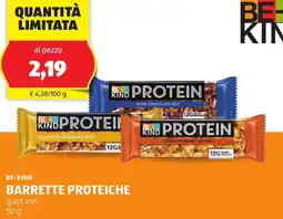 ALDI Be-kind barrette proteiche gusti vari offerta