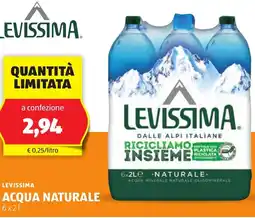 Levissima acqua naturale