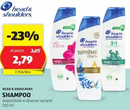 ALDI HEAD & SHOULDERS Shampoo offerta