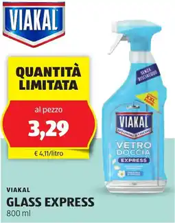 ALDI Viakal glass express offerta