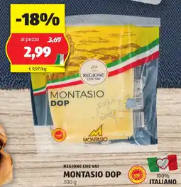 ALDI Regione che vai montasio DOP offerta