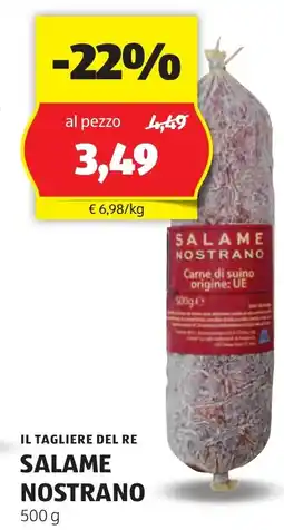 ALDI Il tagliere del re salame nostrano offerta