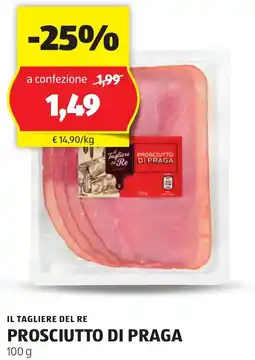 ALDI Il tagliere del re prosciutto di praga offerta