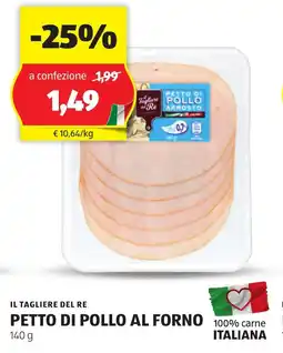 ALDI Il tagliere del re petto di pollo al forno offerta