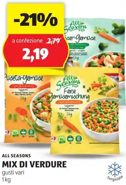 ALDI All seasons mix di verdure offerta