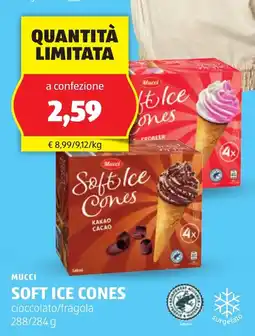 ALDI Mucci soft ice cones offerta