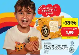 ALDI Grandessa biscotti tondi con gocce di cioccolato offerta