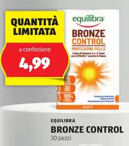 ALDI Equilibra bronze control 30 pezzi offerta