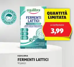 ALDI Equilibra fermenti lattici 10 pezzi offerta