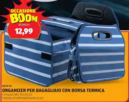 ALDI Auto xs organizer per bagagliaio con borsa termica offerta