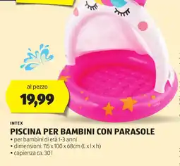 ALDI Intex piscina per bambini con parasole offerta