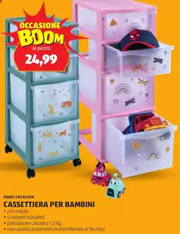 ALDI Home creation cassettiera per bambini offerta