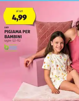 ALDI L&D Pigiama per bambini offerta
