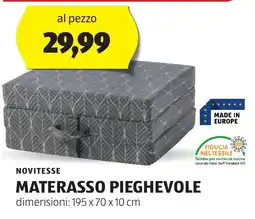 ALDI NOVITESSE Materasso pieghevole offerta