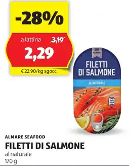 ALDI Almare seafood filetti di salmone offerta