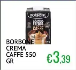 Sugros Borbone crema caffe offerta