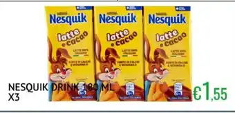 Sugros Nesquik drink offerta
