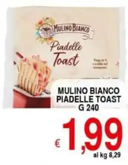 Iper Triscount Mulino bianco piadelle toast offerta