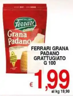 Iper Triscount Ferrari grana padano grattugiato offerta
