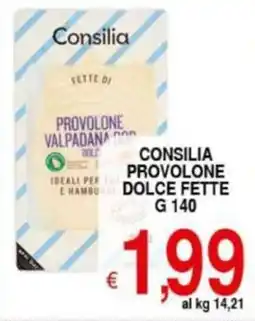 Iper Triscount Consilia provolone dolce fette offerta