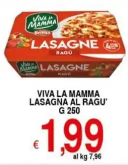 Iper Triscount VIVA LA MAMMA Lasagna al ragu offerta