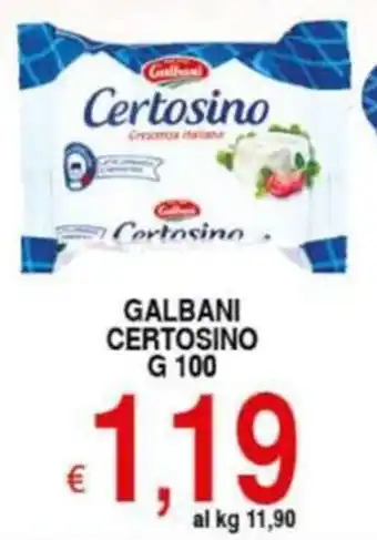Iper Triscount Galbani certosino offerta