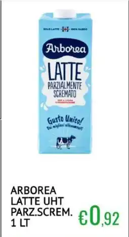 Sugros Arborea latte UHT parz.screm. offerta
